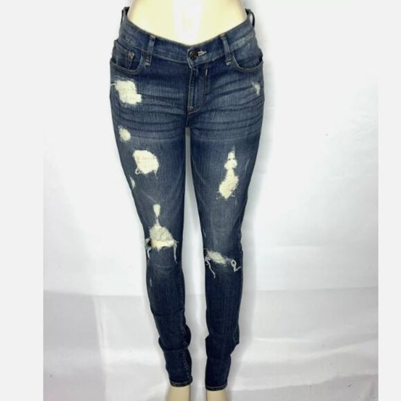 Express Mid-Rise Mia Legging Jeans - Picture 1 of 7